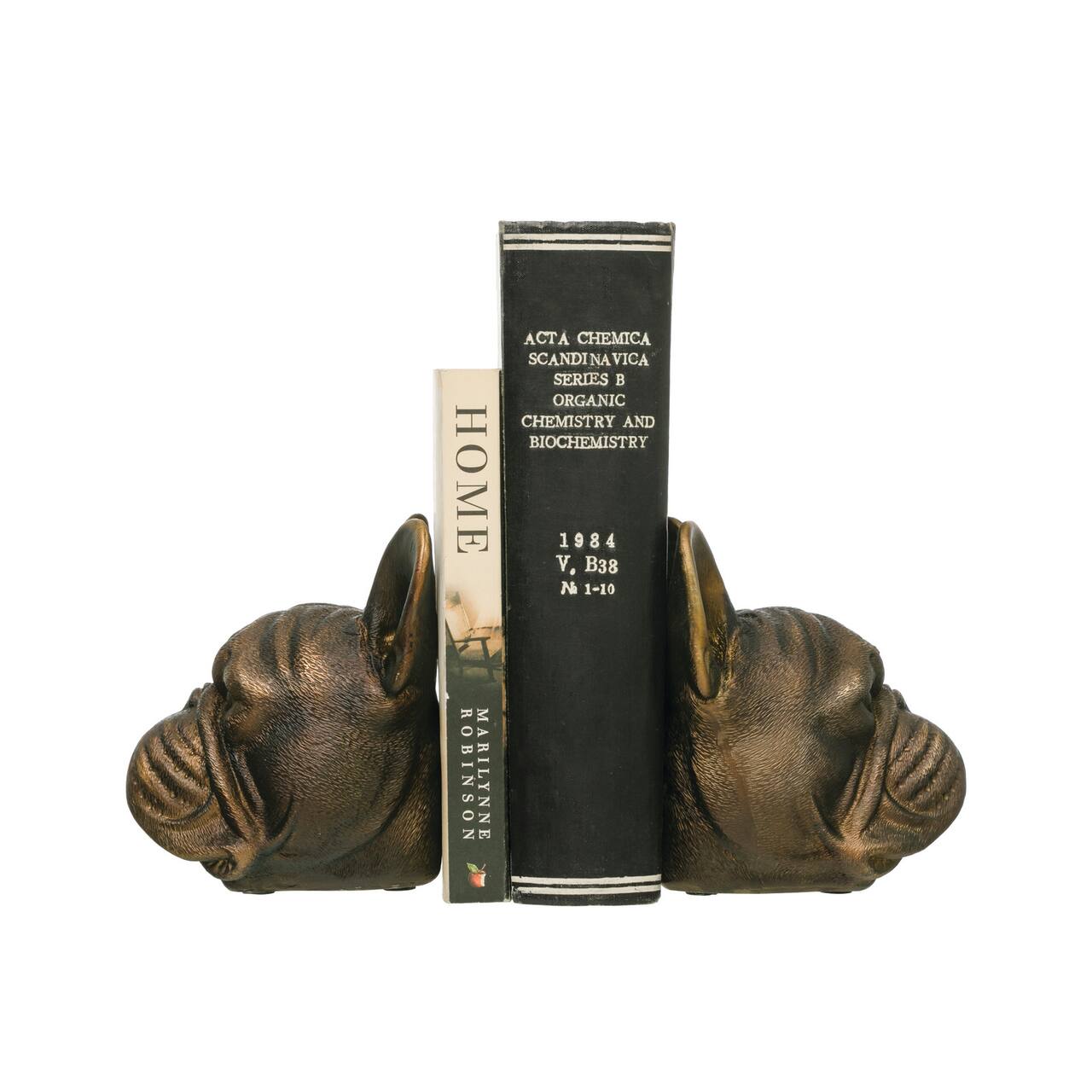 Hello Honey® 5.5" Antique Bronze Dog Bookend Set